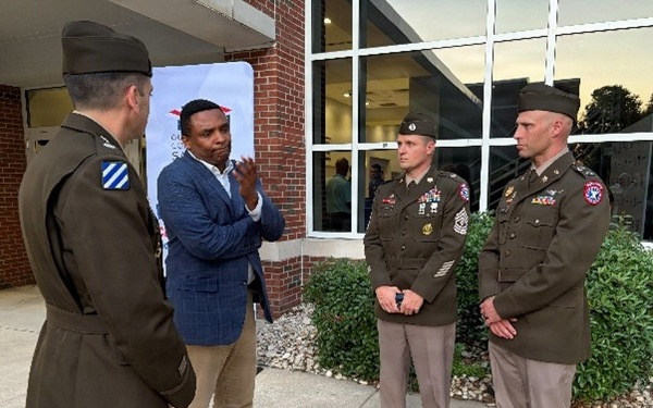 Congressman Don Davis Swears in Future Soldiers at Greenville Recruiting Company Event