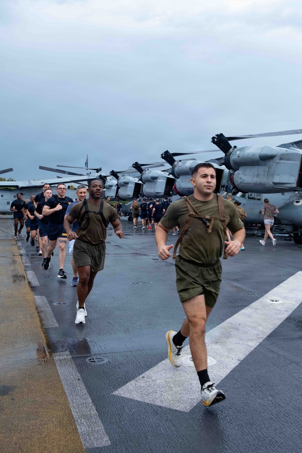 Secretary of War visits USS Boxer