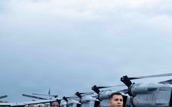 Secretary of War visits USS Boxer