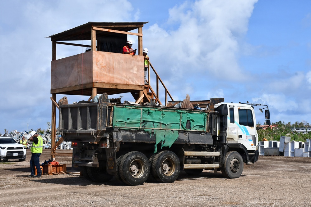 USACE Supports Debris Management in Saipan