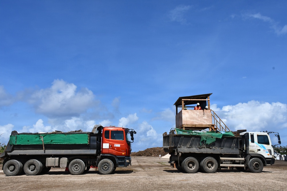 USACE Supports Debris Management in Saipan