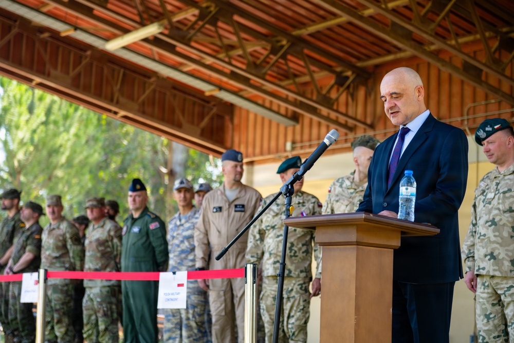 Polish Military Contingent welcomes new commander at Incirlik AB