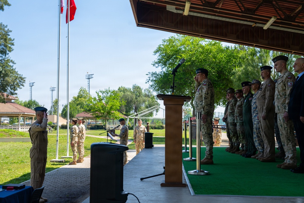 Polish Military Contingent welcomes new commander at Incirlik AB