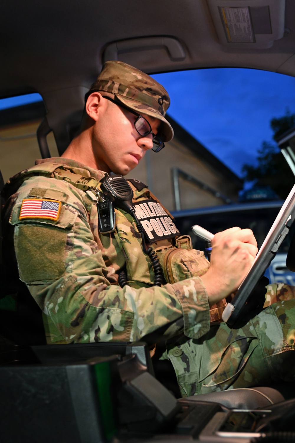 529th Military Police Company Conducts Mid‑Shift Patrols