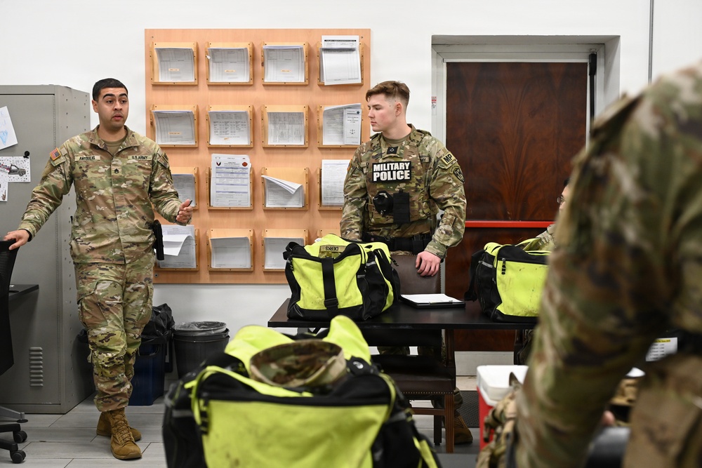 529th Military Police Company Conducts Mid‑Shift Patrols