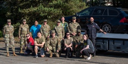 Cleaning up the streets: Ramstein AB removes first abandoned vehicle