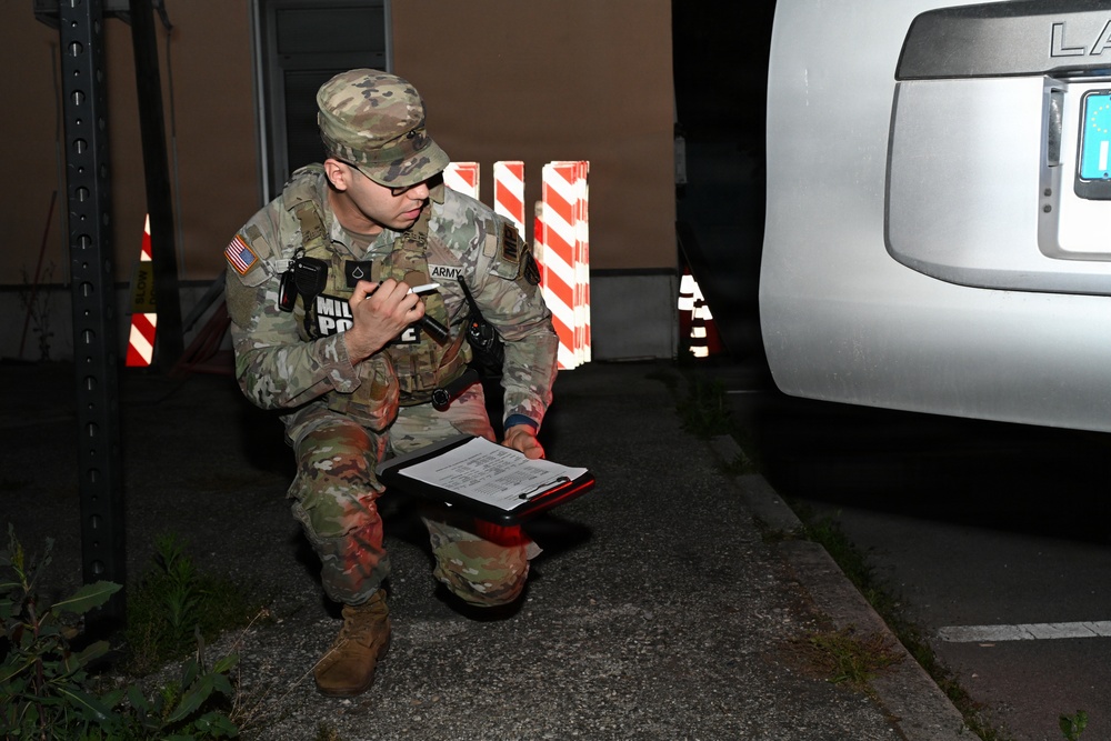 529th Military Police Company Conducts Mid‑Shift Patrols