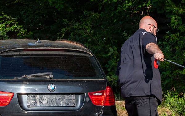 Cleaning up the streets: Ramstein AB removes first abandoned vehicle