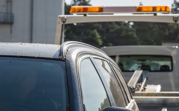 Cleaning up the streets: Ramstein AB removes first abandoned vehicle