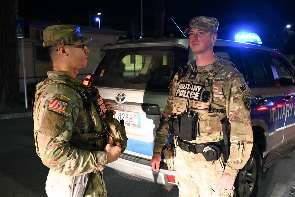 529th Military Police Company Conducts Mid‑Shift Patrols