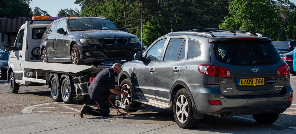 Cleaning up the streets: Ramstein AB removes first abandoned vehicle
