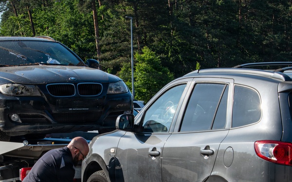 Cleaning up the streets: Ramstein AB removes first abandoned vehicle