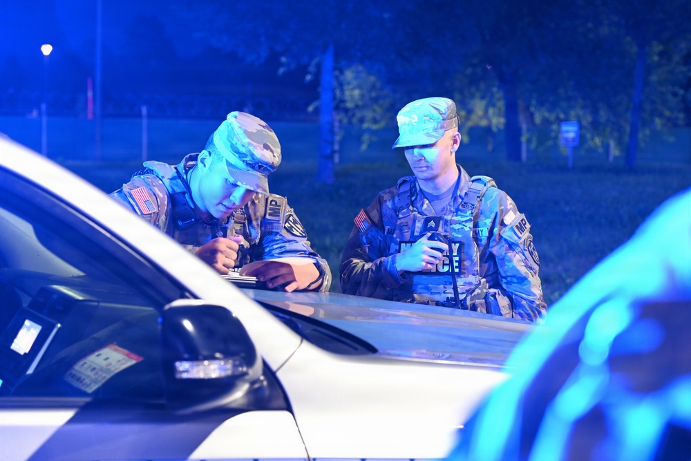 529th Military Police Company Conducts Mid‑Shift Patrols