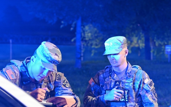 529th Military Police Company Conducts Mid‑Shift Patrols