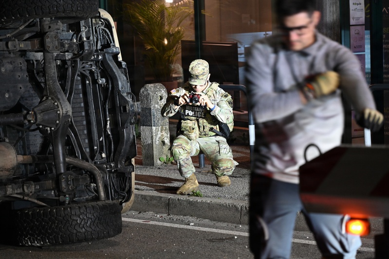 529th Military Police Company Conducts Mid‑Shift Patrols