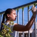 NSA Souda Bay Sailors paint a local elementary school
