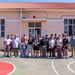 NSA Souda Bay Sailors paint a local elementary school