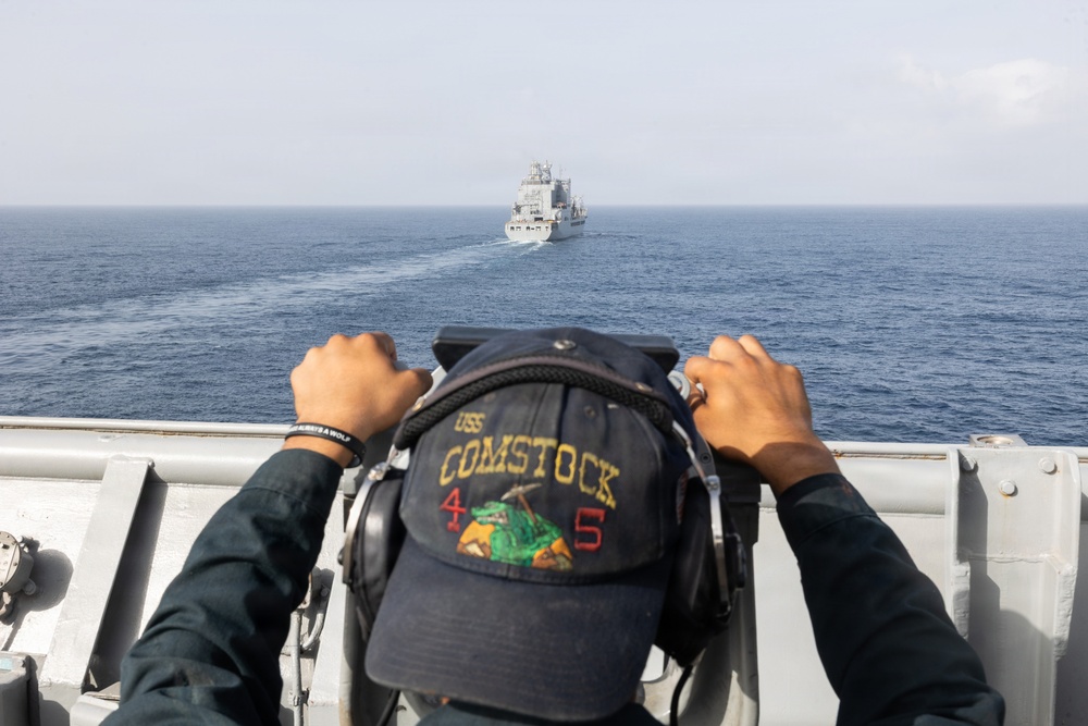 USS Comstock | Replenishment-At-Sea
