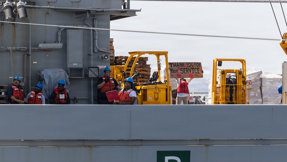 USS Comstock | Replenishment-At-Sea