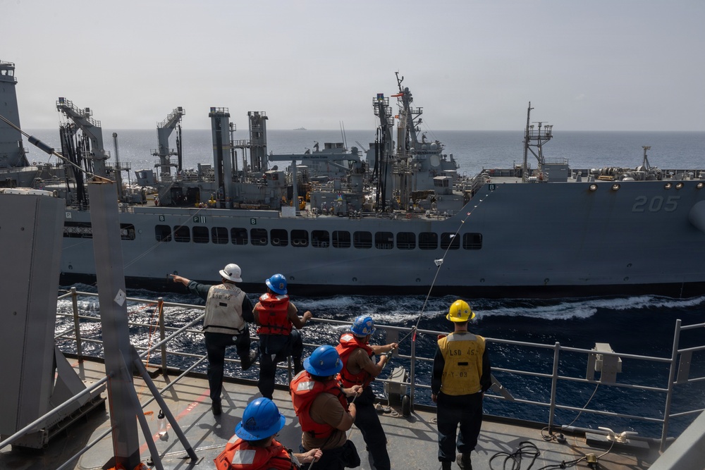 USS Comstock | Replenishment-At-Sea