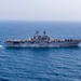 Aerial photo of USS Tripoli (LHA 7)