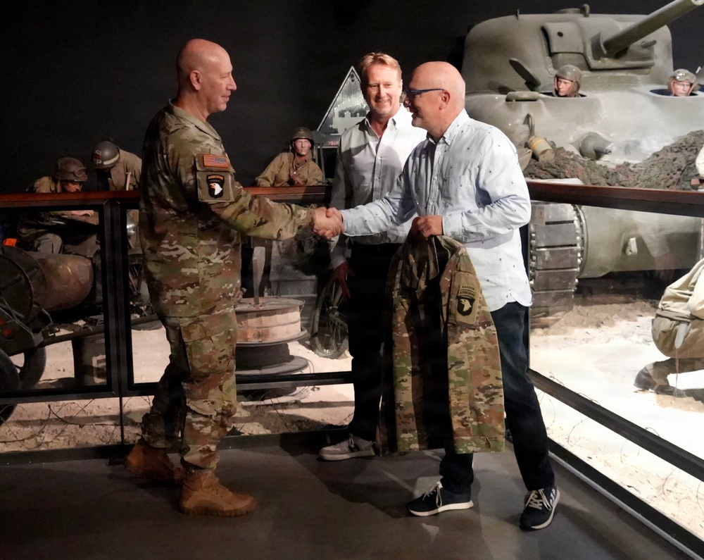 101st Airborne Division Commander Marks 82nd D-Day Anniversary with Uniform Donation at D-Day Experience Museum