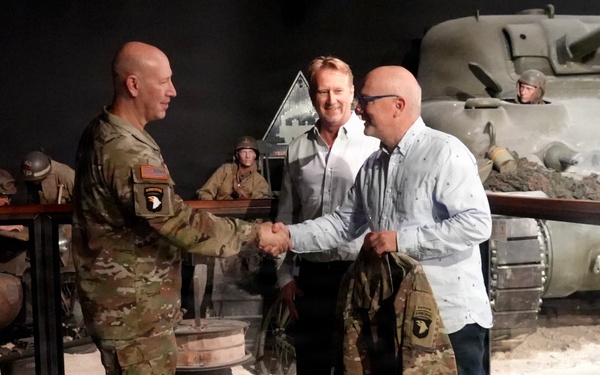 101st Airborne Division Commander Marks 82nd D-Day Anniversary with Uniform Donation at D-Day Experience Museum