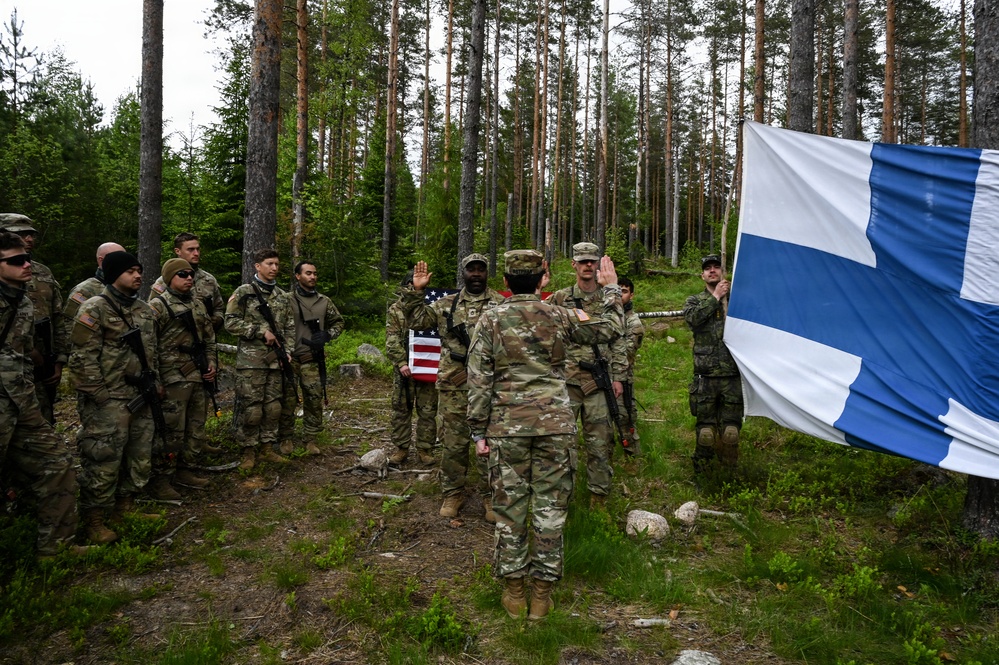 VNG engineers celebrate reenlistment in Finland