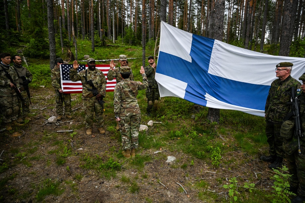 VNG engineers celebrate reenlistment in Finland