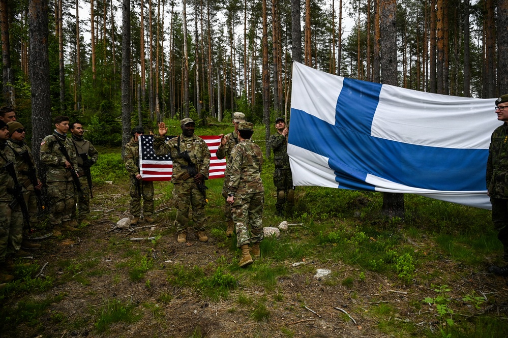 VNG engineers celebrate reenlistment in Finland