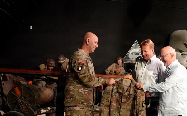 101st Airborne Division Commander Marks 82nd D-Day Anniversary with Uniform Donation at D-Day Experience Museum
