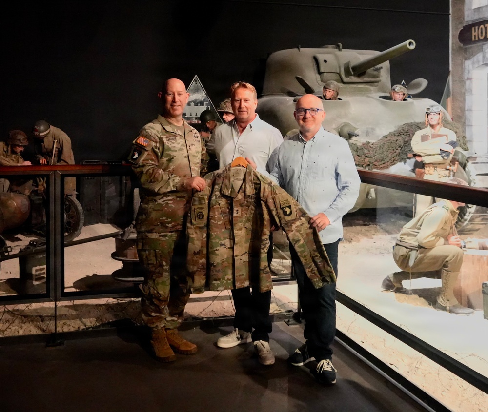 101st Airborne Division Commander Marks 82nd D-Day Anniversary with Uniform Donation at D-Day Experience Museum