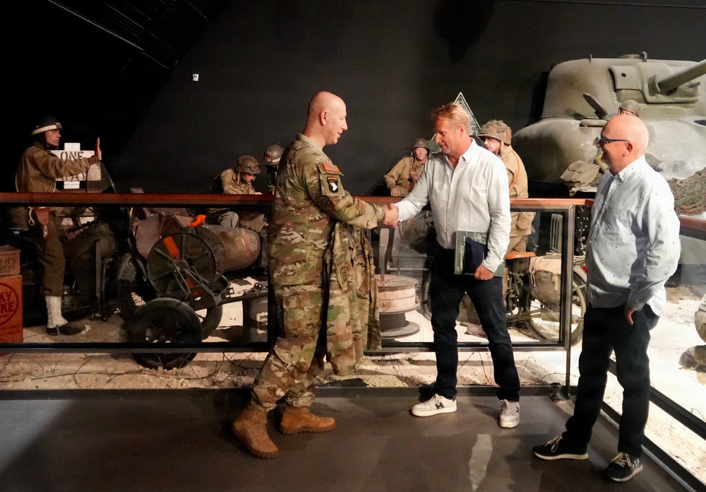 101st Airborne Division Commander Marks 82nd D-Day Anniversary with Uniform Donation at D-Day Experience Museum