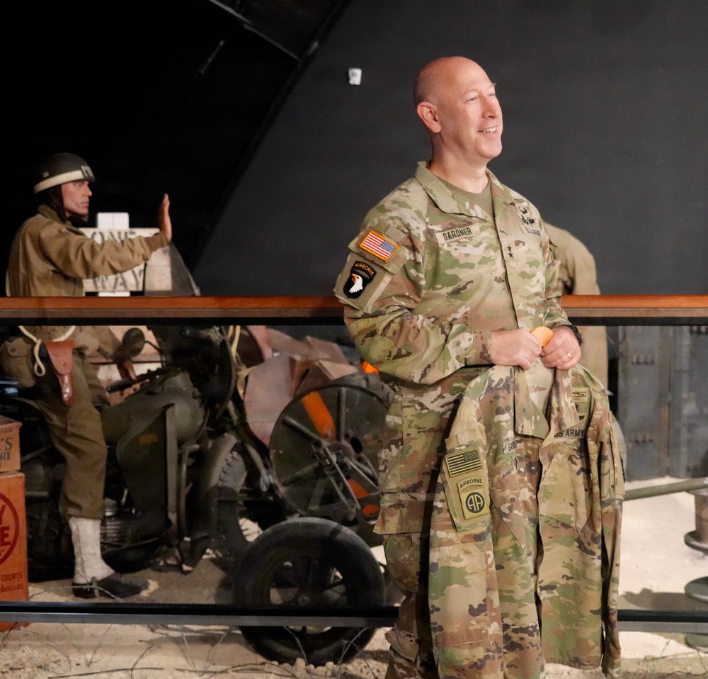 101st Airborne Division Commander Marks 82nd D-Day Anniversary with Uniform Donation at D-Day Experience Museum