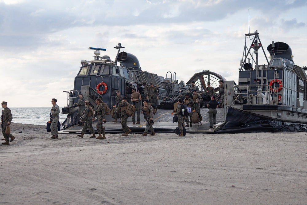 22nd MEU Marines and Sailors return to Camp Lejeune after a nearly 10-month deployment
