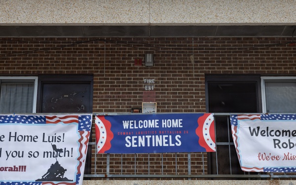 CLB-26 Marines and Sailors return to Camp Lejeune after a nearly 10-month deployment