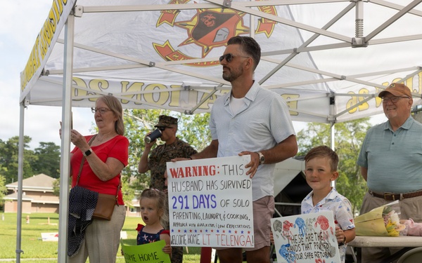 CLB-26 Marines and Sailors return to Camp Lejeune after a nearly 10-month deployment