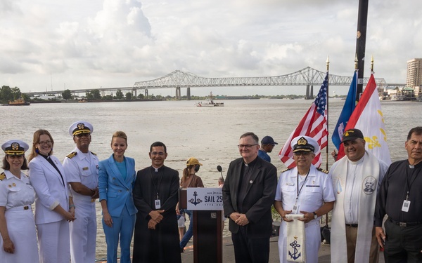 Sail 250 New Orleans Blessing of the Fleet Ceremony