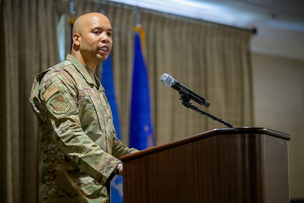 Summers' Arrival: 72nd Air Base Wing Command Chief