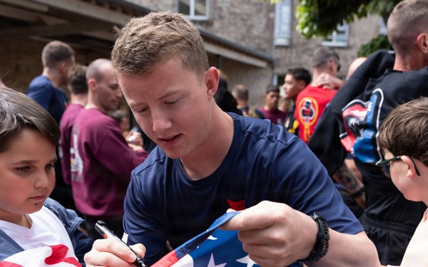 Screaming Eagles connect with Carentan students in Normandy