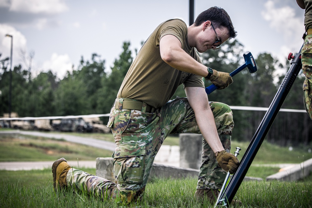 850th Signal Company TRILOS Set Up