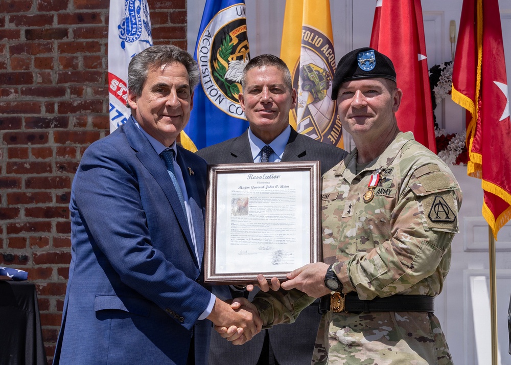 Army Announces Retirement of Major General John T. Reim After 36 Years of Distinguished Service