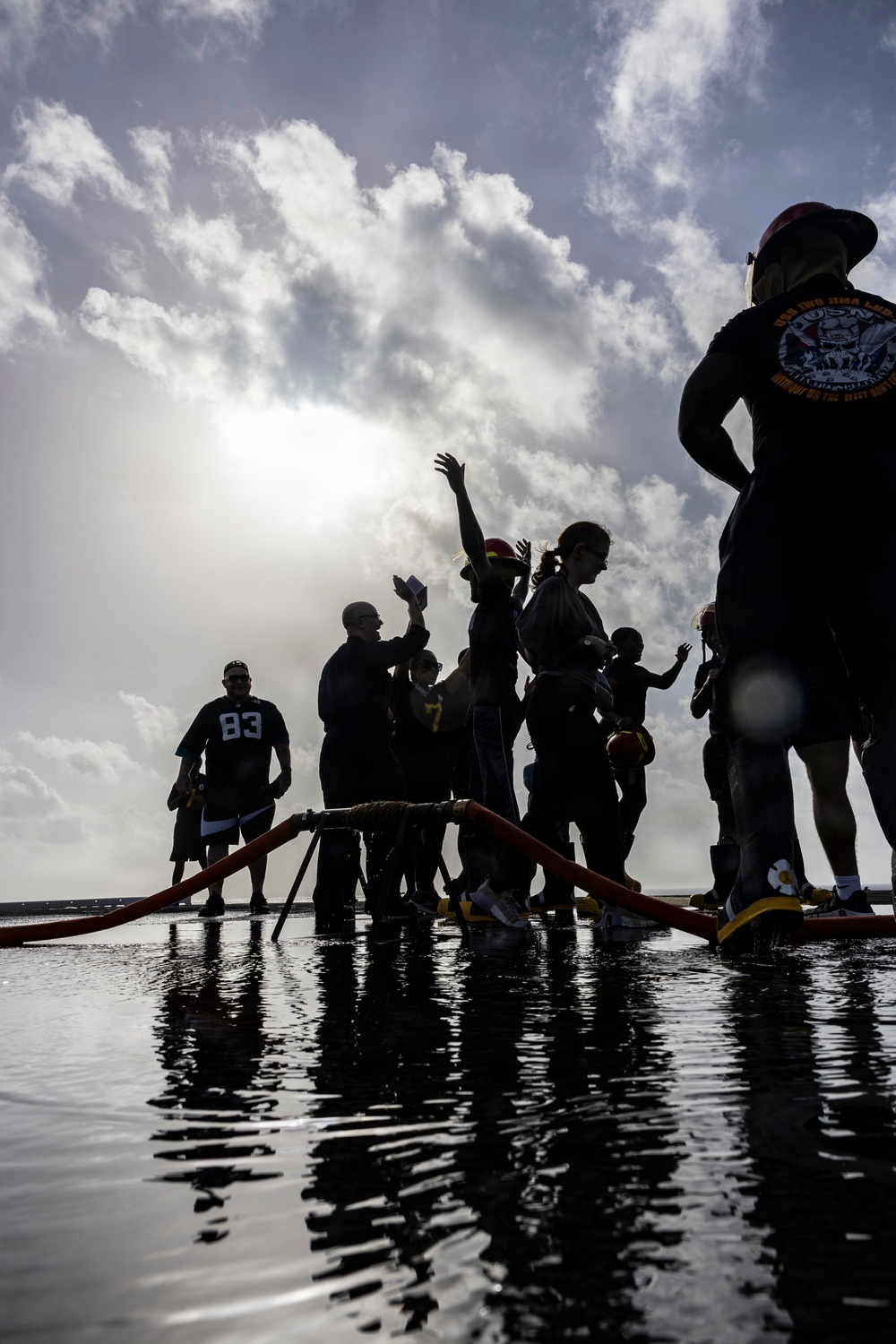 USS Iwo Jima Holds Damage Control Olympics