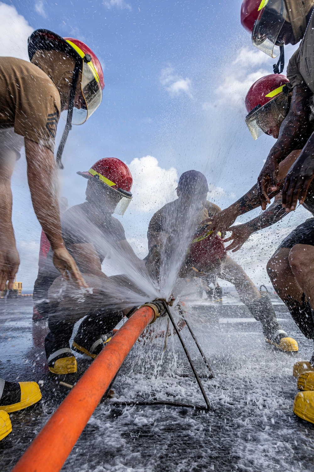 USS Iwo Jima Holds Damage Control Olympics