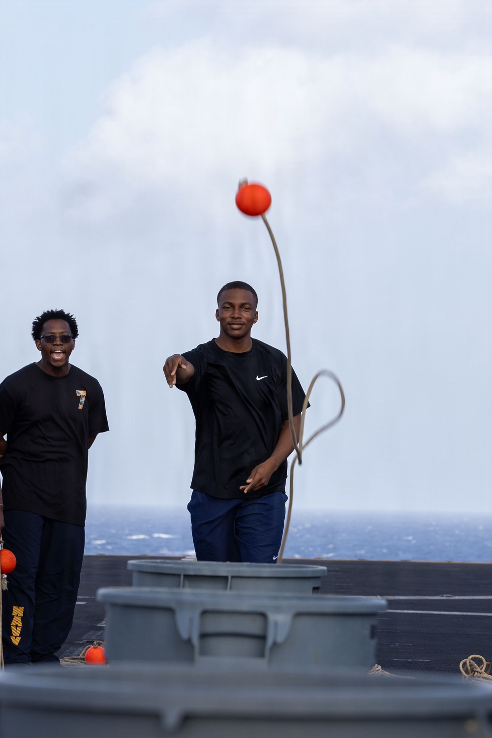 DC Olympics aboard USS Iwo Jima