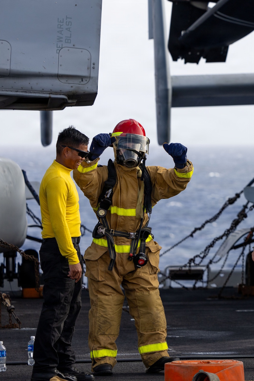 DC Olympics aboard USS Iwo Jima