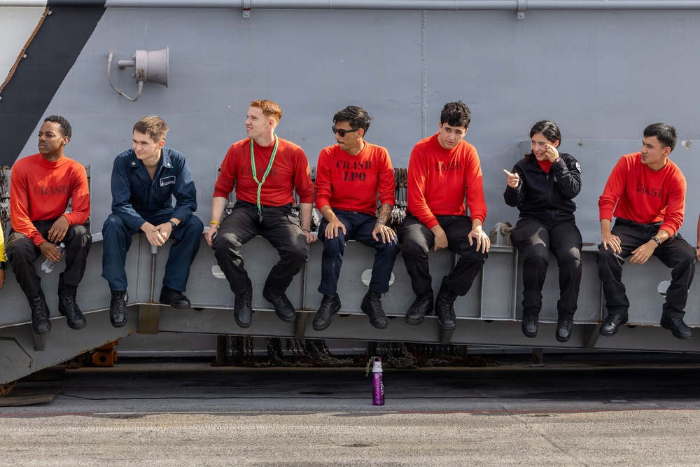 DC Olympics aboard USS Iwo Jima