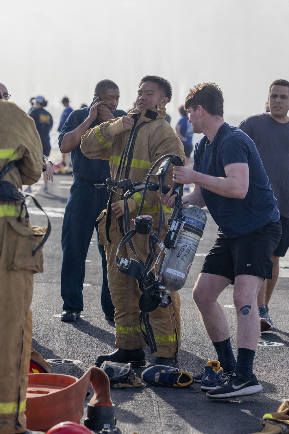 DC Olympics aboard USS Iwo Jima