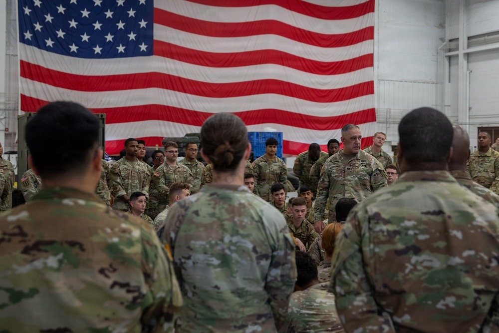 1st Combat Aviation Brigade Colors Casing Ceremony