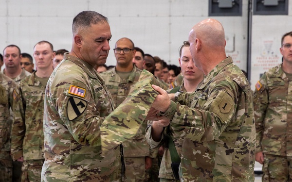 1st Combat Aviation Brigade Colors Casing Ceremony